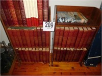 2 small bookcases & books