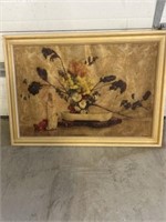 Antique Oriental painting "The Oriental Bowl"