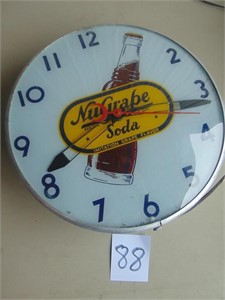 NuGrape Lighted Clock