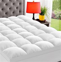 ELEMUSE King Mattress Topper, Extra Thick