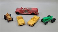 1960's-70's Rubber Cars