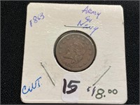 1863 Army-Navy Civil War Token