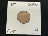 1859 Indian Head Penny