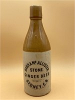 Nash & McAllister Stoneware Ginger Beer Bottle