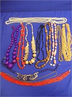 Lot Of Costume Necklaces