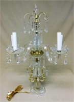 Marie Therese Crystal Prism Candelabrum.