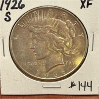 1926-S Peace Dollar - XF