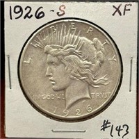 1926-S Peace Dollar - XF