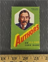 Vintage Authors card game