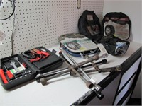 Assorted Tire Chains & Tire Irons