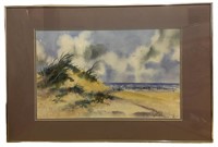 Original Beachscape Watercolor