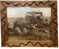 Western Barbed Wire Picture Frame