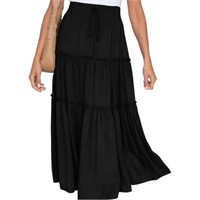 S  Sz S MOSHU High Waist Midi Skirt for Women A-Li