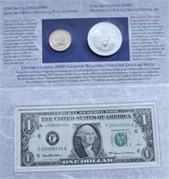 US MILLENNIUM COIN & CURRENCY SET