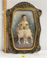 Mid Century Family Portrait & Gorgeous Frame