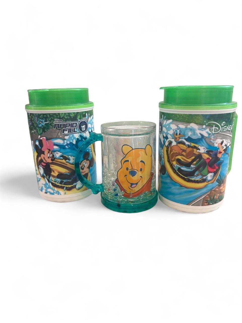 (3) Disney Cups