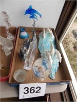 Variety of dolphin collectibles