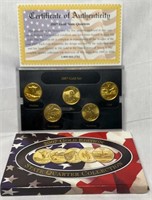 Of) 2007 gold edition state quarter collection