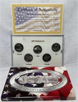 Of) 2007 platinum edition state Quarter