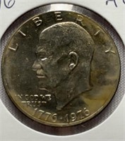 Of) 1976 bicentennial dollar condition AU