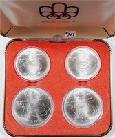1975  Montreal Olympics Series V  4-coin set  Unc