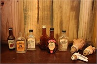 Old Single Shot/Airline Whiskey Bottles