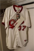 Autographed Jeremy Booke Peoria Chief's Jersey