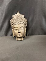 Cast Iron Plaque Bust of  Buddha