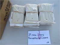 27 New Ivory Receptacle Covers
