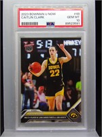 Caitlin Clark 2023 Bowman U Now PSA 10