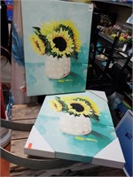 2 Sunflower Prints