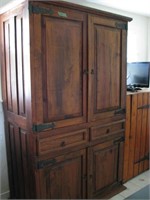 Double door wooden cabinet