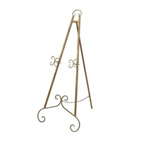 Deco 79 Metal Scroll Large Free Standing