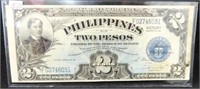 SERIES 66 PHILIPPINES "VICTORY" TWO PESOS NOTE