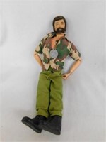 1964 G.I. Joe in camouflage shirt and green pants
