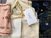 Vintage fabric; handkerchiefs & more