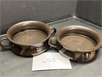 Vintage stoneware bowls
