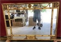 Gorgeous Gold Gilded Antique Mirror