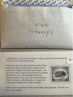 INVERTED JENNY COMMEMORATIVE STAMP / W MISC STAMPS