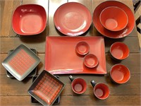 Set of Home Stoneware Dishes