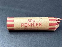 1950's Lincoln Cents (roll)