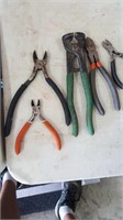 Side cutters and nippers