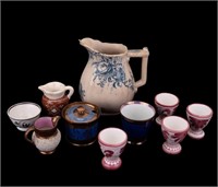 Antique Lusterware, Pearlware, Doulton, and Others