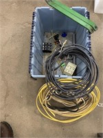 Tote of Romex Electrical Wire, Others