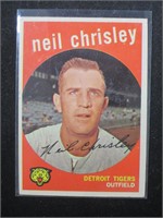 1959 TOPPS #189 NEIL CHRISLEY DETROIT TIGERS