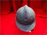 B114- FRENCH ADRIAN M-15 HELMET - WW 1 ERA