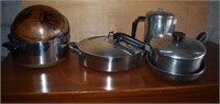 Assorted Revere Ware Pots & Pans