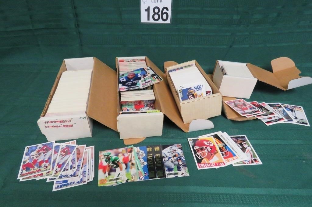 4 Boxes Of NFL Trading Cards