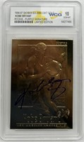 Kobe Bryant Rookie Purple Signature