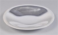 GEORG JENSEN STERLING FOOTED OVAL BOWL